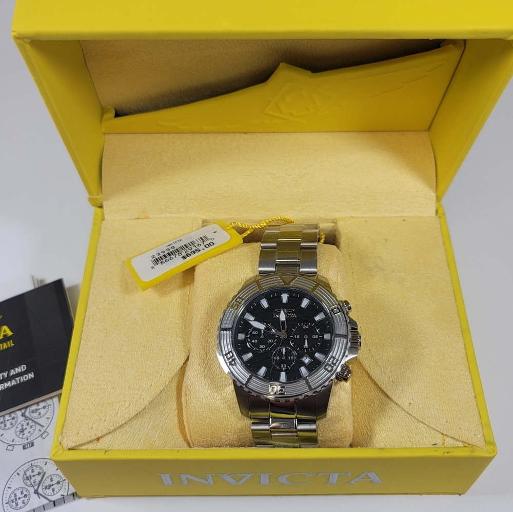 Invicta Men's Pro Diver Stainless Steel Quartz Watch Stainless-Steel Strap 23998
